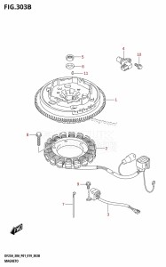 DF25A From 02504F-810001 (P01)  2018 drawing MAGNETO (E-STARTER)