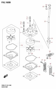 DF50A From 05003F-340001 (E01)  2023 drawing WATER PUMP ((DF40A,DF50A,DF60A):E03)