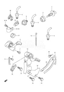 Outboard DF 200 drawing Sensor