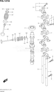 03003F-710001 (2017) 30hp P40-Costa Rica (DF30A  DF30AQ  DF30AR  DF30AT  DF30ATH  DT30  DT30R) DF30A drawing CAMSHAFT