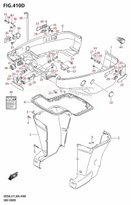 DF225T From 22503F-440001 (E11 - E40)  2024 drawing SIDE COVER (X-TRANSOM,XX-TRANSOM)