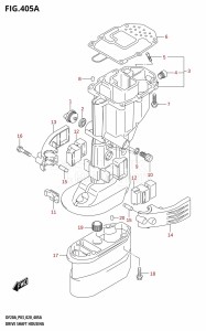 DF9.9B From 00995F-340001 (E03)  2023 drawing DRIVE SHAFT HOUSING