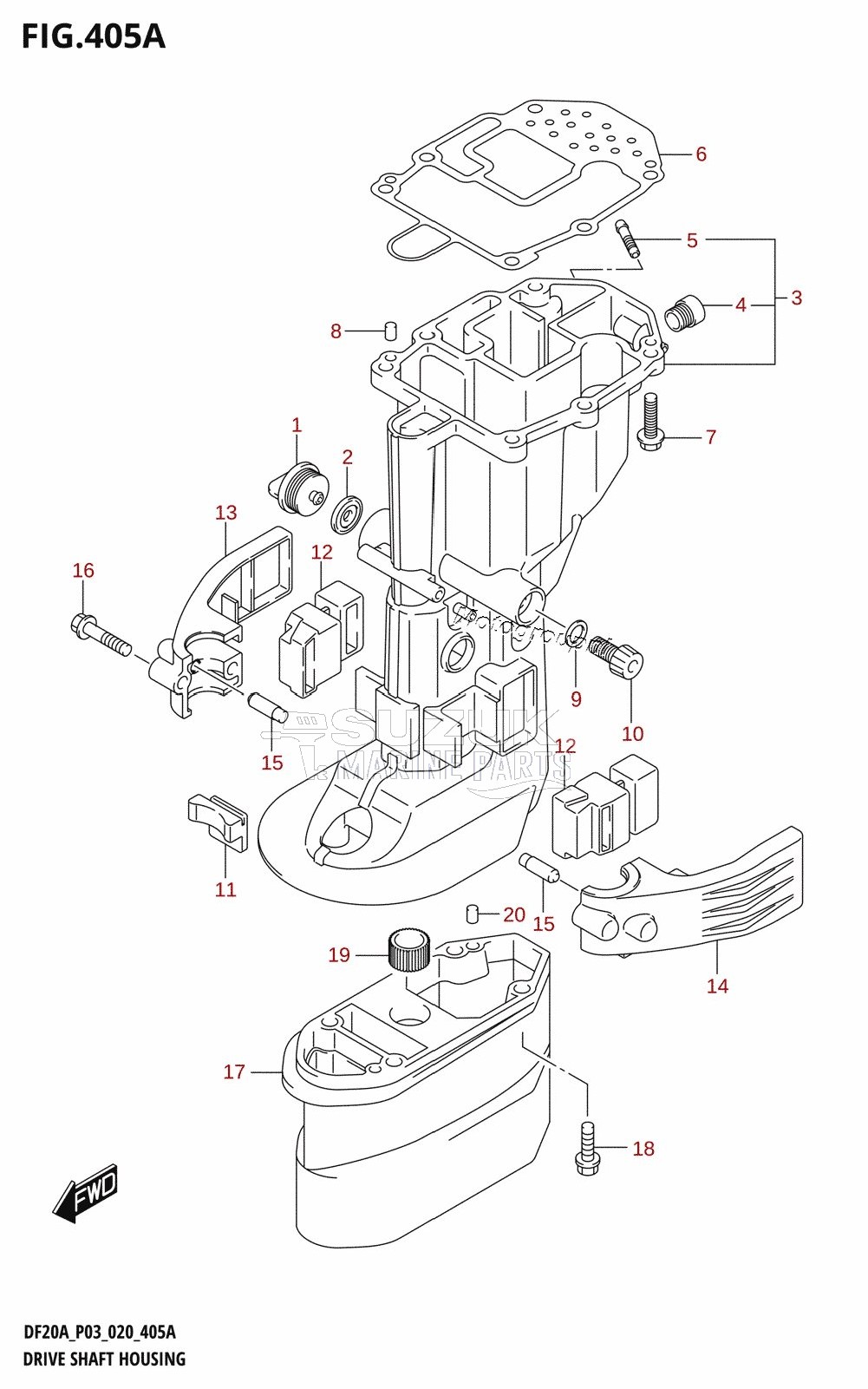 DRIVE SHAFT HOUSING