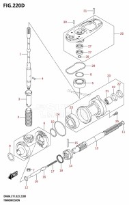 DF50A From 05003F-240001 (E01 E11)  2022 drawing TRANSMISSION ((DF60A,DF60AQH,DF60ATH):E40)