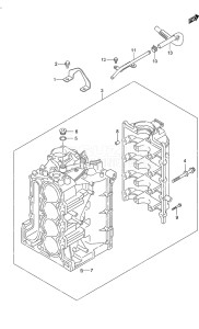 Outboard DF 70A drawing Cylinder Block