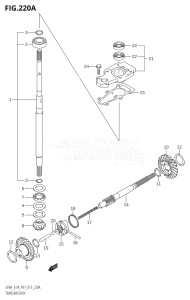 00994F-310001 (2013) 9.9hp P01-Gen. Export 1 (DF9.9A  DF9.9AR) DF9.9A drawing TRANSMISSION