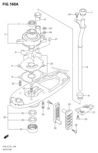 DF50 From 05001F-680001 (E01 E40)  2006 drawing WATER PUMP