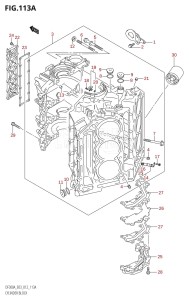 DF300A From 30002P-210001 (E03)  2012 drawing CYLINDER BLOCK