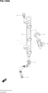 03003F-610001 (2016) 30hp P03-U.S.A (DF30AT  DF30ATH  DT30  DT30R) DF30A drawing FUEL INJECTOR