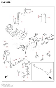 DF15 From 01502F-680001 (P03)  2006 drawing OPT:REMOTE CONTROL PARTS (K5,K6,K7,K8,K9,K10,011)