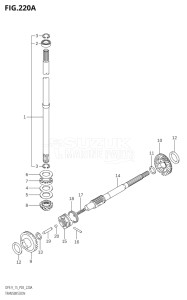 00992F-880001 (2008) 9.9hp P03-U.S.A (DF9.9K8  DF9.9RK8  DF9.9THK8  DF9.9TK8) DF9.9 drawing TRANSMISSION