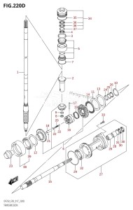 DF200Z From 20002Z-710001 (E03)  2017 drawing TRANSMISSION (DF225Z:E03)