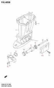 DF40A From 04004F-410001 (E34-Italy)  2014 drawing DRIVE SHAFT HOUSING (DF40AQH:E01)