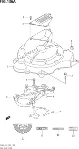 06002F-310001 (2013) 60hp E01 E40-Gen. Export 1 - Costa Rica (DF60A  DF60AQH  DF60ATH) DF60A drawing RING GEAR COVER (DF40A:E01)