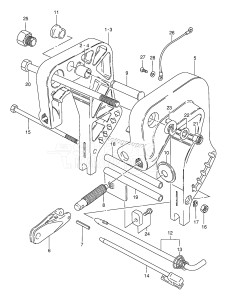 DT9.9 From 00991K-030001 ()  2000 drawing CLAMP BRACKET (~MODEL:94)