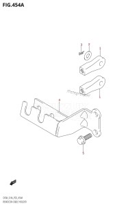 DF8A From 00801F-110001 (P03)  2011 drawing REMOCON CABLE HOLDER (DF8AR,DF9.9AR)