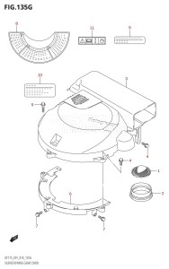 DF175ZG From 17502Z-410001 (E01 E40)  2014 drawing SILENCER /​ RING GEAR COVER (DF150ZG:E01)