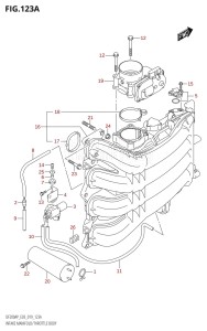 DF175AP From 17503P-910001 (E03)  2019 drawing INTAKE MANIFOLD /​ THROTTLE BODY