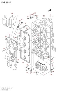 DF175T From 17502F-310001 (E01 E40)  2013 drawing CYLINDER HEAD (DF175T:E40)