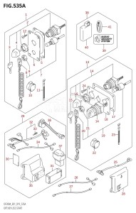 DF150AZ From 15003Z-910001 (E01 E40)  2019 drawing OPT:KEY LESS START