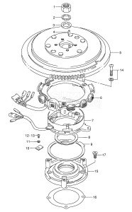 DT75MQ From 07501-912109 ()  1989 drawing MAGNETO (WT,WQ,WHQ,MQ ~MODEL:94)