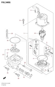 DF200 From 20002F-410001 (E03)  2014 drawing PTT MOTOR (DF200T:E03:L-TRANSOM)