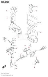 DF250 From 25003F-710001 (E03)  2017 drawing PTT SWITCH /​ ENGINE CONTROL UNIT (DF225Z:E03)