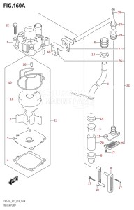 DF100A From 10003F-810001 (E11)  2018 drawing WATER PUMP (E11,E03)