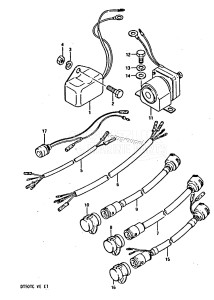 DT50 From 05003-401001 ()  1984 drawing OPT: ELECTRICAL (3)