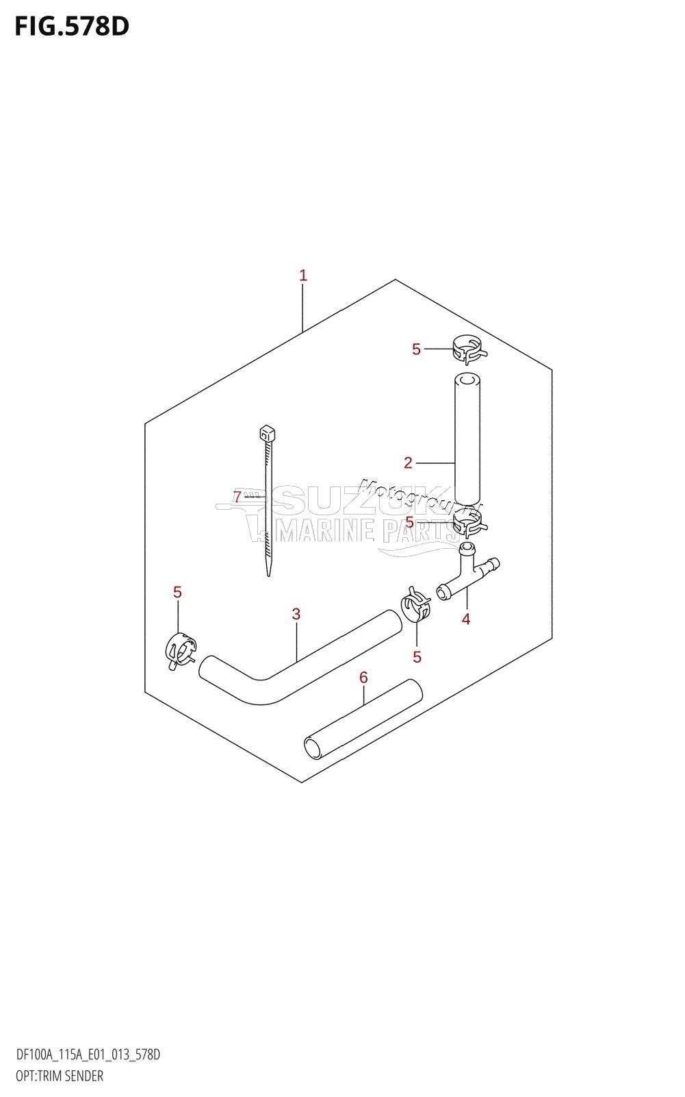 OPT:TRIM SENDER (DF115AT:E40)