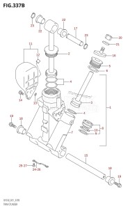 DF250 From 25001F-421001 (E01)  2004 drawing TRIM CYLINDER (L-TRANSOM)