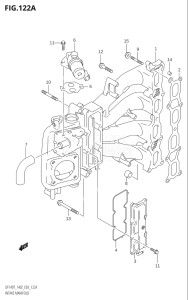 14001F-510001 (2005) 140hp E03-USA (DF140TK5) DF140 drawing INTAKE MANIFOLD