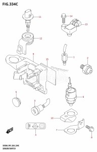 DF20A From 02002F-440001 (P01 - P40)  2024 drawing SENSOR /​ SWITCH (DF9.9BR,DF15AR,DF15AT,DF20AR,DF20AT)