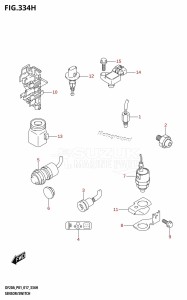 DF9.9B From 00995F-710001 (P01)  2017 drawing SENSOR /​ SWITCH (DF20A:P01)