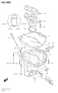 DF225T From 22503F-710001 (E03)  2017 drawing OIL PAN (DF225T:E03)