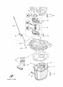 F300CETX drawing VENTILATEUR-DHUILE