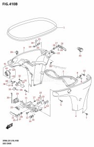 DF80A From 08002F-810001 (E01 E40)  2018 drawing SIDE COVER (DF70ATH,DF90ATH)