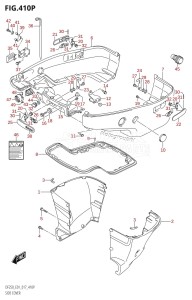 DF250Z From 25003Z-710001 (E40)  2017 drawing SIDE COVER (DF200T:E40:L-TRANSOM)