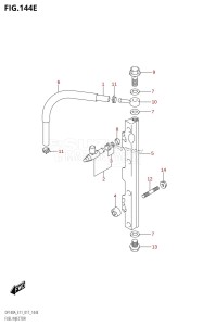 DF115AST From 11504F-710001 (E03)  2017 drawing FUEL INJECTOR (DF115AZ:E40)