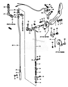 DT16 From C-10001 ()  1982 drawing CLUTCH LEVER