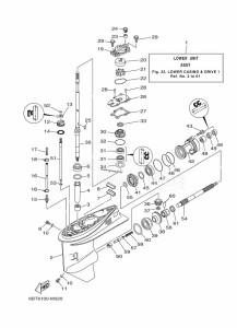 F30BETL drawing LOWER-CASING-x-DRIVE-1