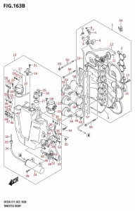 DF200Z From 20002Z-340001 (E01 E40)  2023 drawing THROTTLE BODY (DF225T,DF225Z,DF250T,DF250Z,DF250ST)