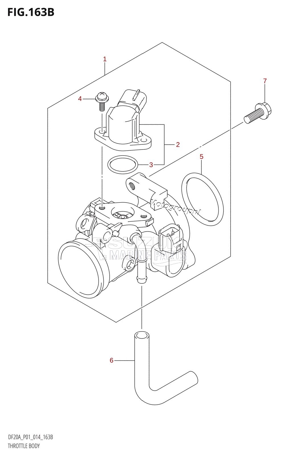 THROTTLE BODY (DF9.9BR:P01)