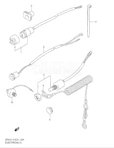 00991F-030001- (2000) 9.9hp - (DF9.9(A,R,AR)S Y) DF9.9(A,R,A)S Y drawing ELECTRICAL (1)