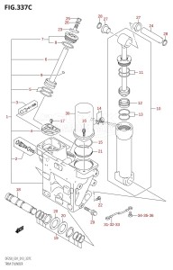 DF200 From 20002F-310001 (E01 E40)  2013 drawing TRIM CYLINDER (DF200Z:E01:(X-TRANSOM,XX-TRANSOM))