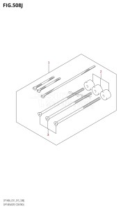 DF140AZ From 14003Z-510001 (E01 E40)  2015 drawing OPT:REMOTE CONTROL (DF140AZ:E40)