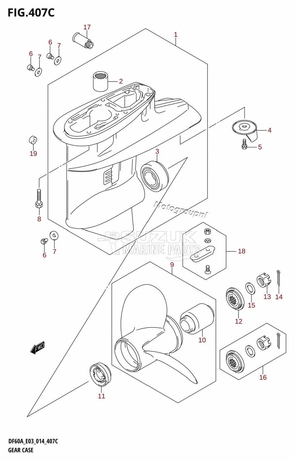 GEAR CASE (DF60A)