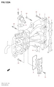 DF115T From 11501F-421001 (E01 E40)  2004 drawing INTAKE MANIFOLD