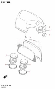 DF250 From 25003F-140001 (E11 E40)  2021 drawing SILENCER