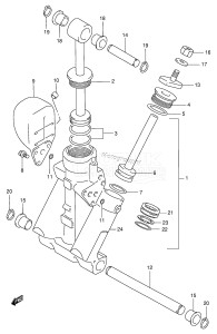 DT115 From 11502-581001 ()  1995 drawing TRIM CYLINDER (MODEL:96~00)